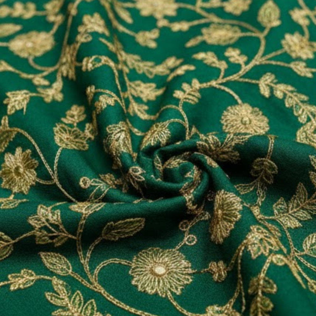 Cotton - Room Darkening  Floral Curtains - Pack of 1 Curtain