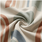 Elegant Geometric Printed Curtain– Premium 100% Polyester - Pack Of 1 Curtain