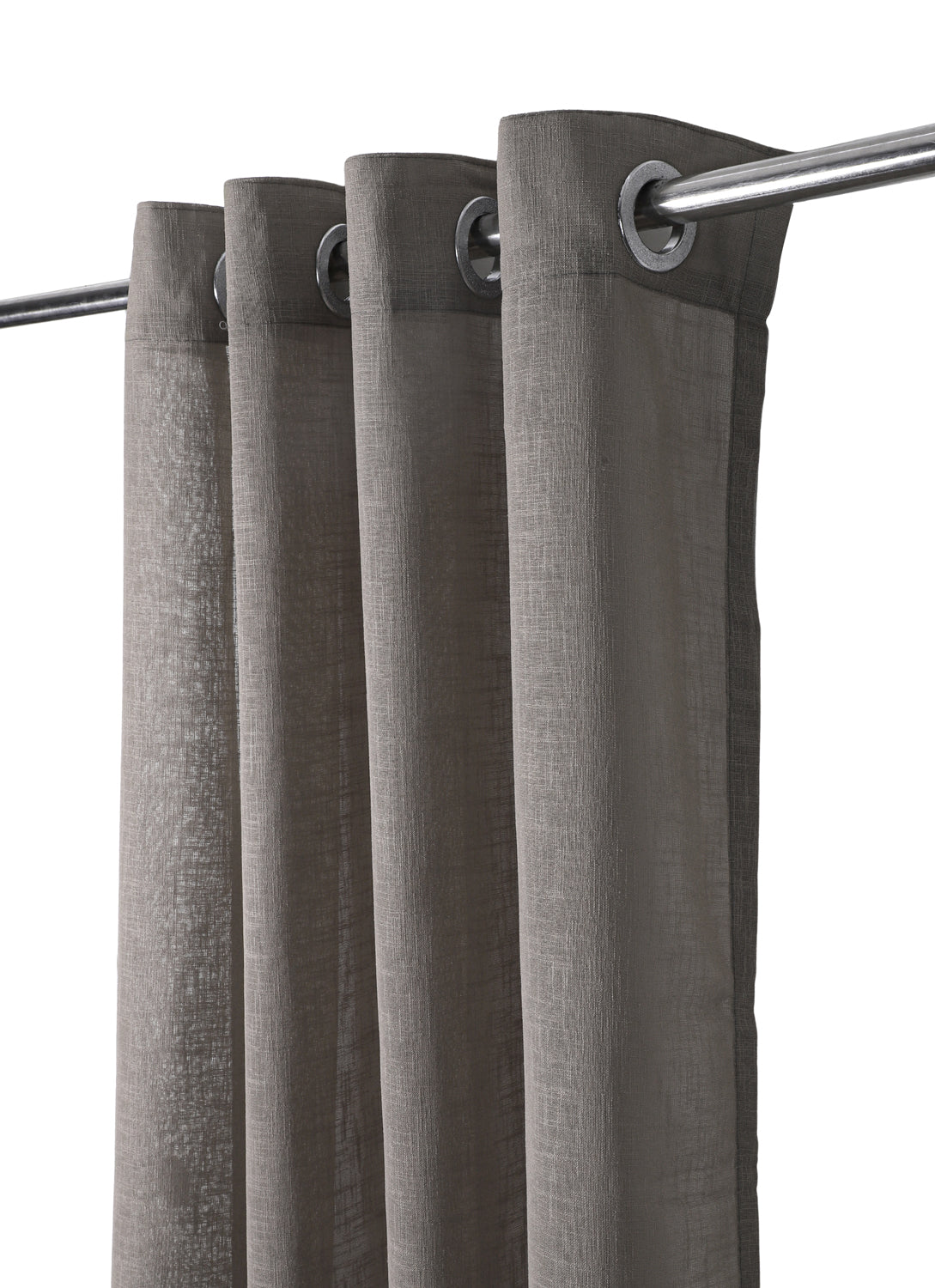 Buy Grey Linen Sheer Curtain Online