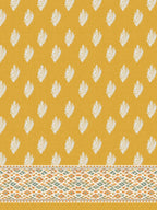 Yellow print kalash design