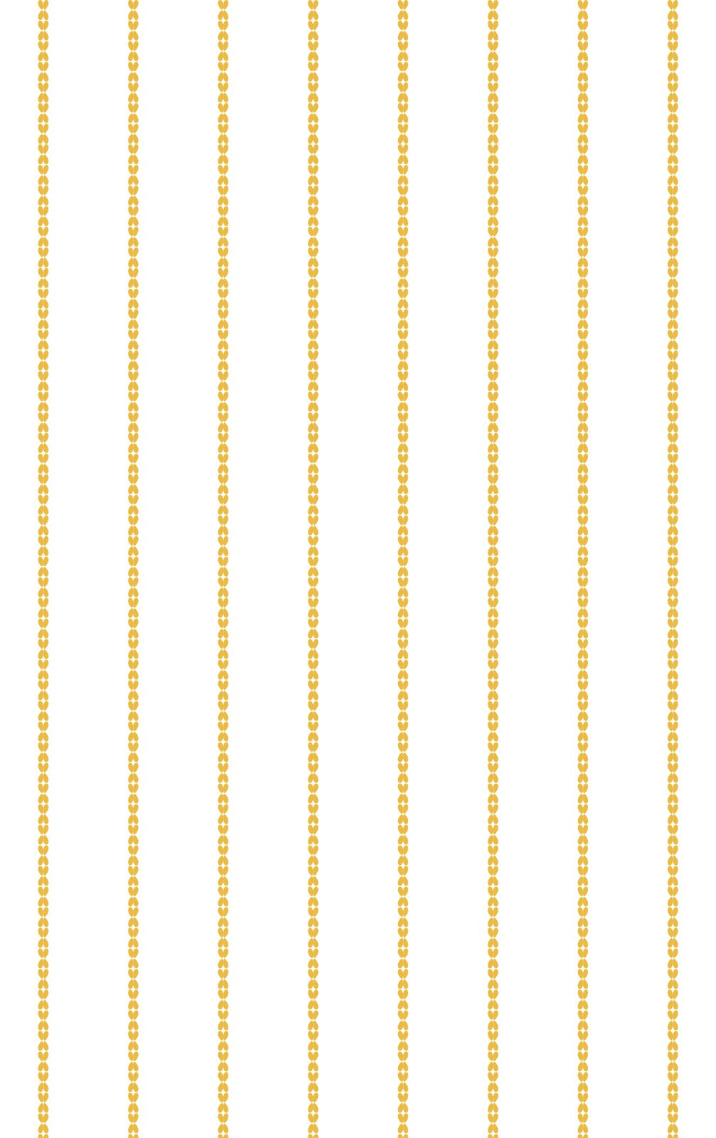 Cotton Light - Light Filtering - Yellow Stripes Curtains - Pack of 1 Curtain