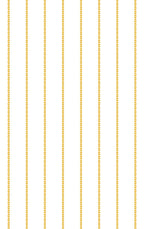Cotton Light - Light Filtering - Yellow Stripes Curtains - Pack of 1 Curtain