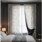 Buy floral curtain for bedroom