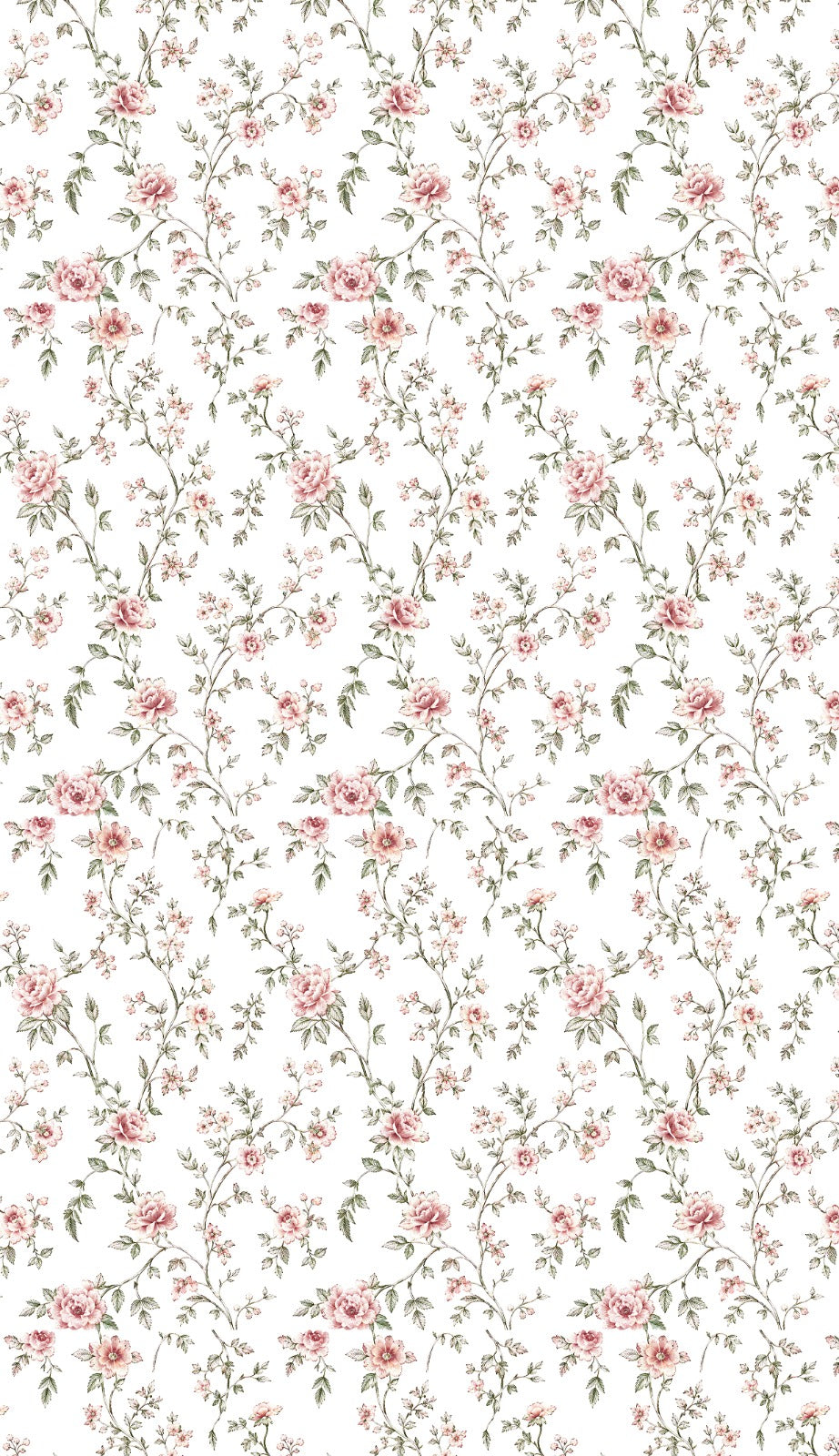 Linen Sheer - Rose Creepers Printed Sheer - Pack Of 1 Curtain