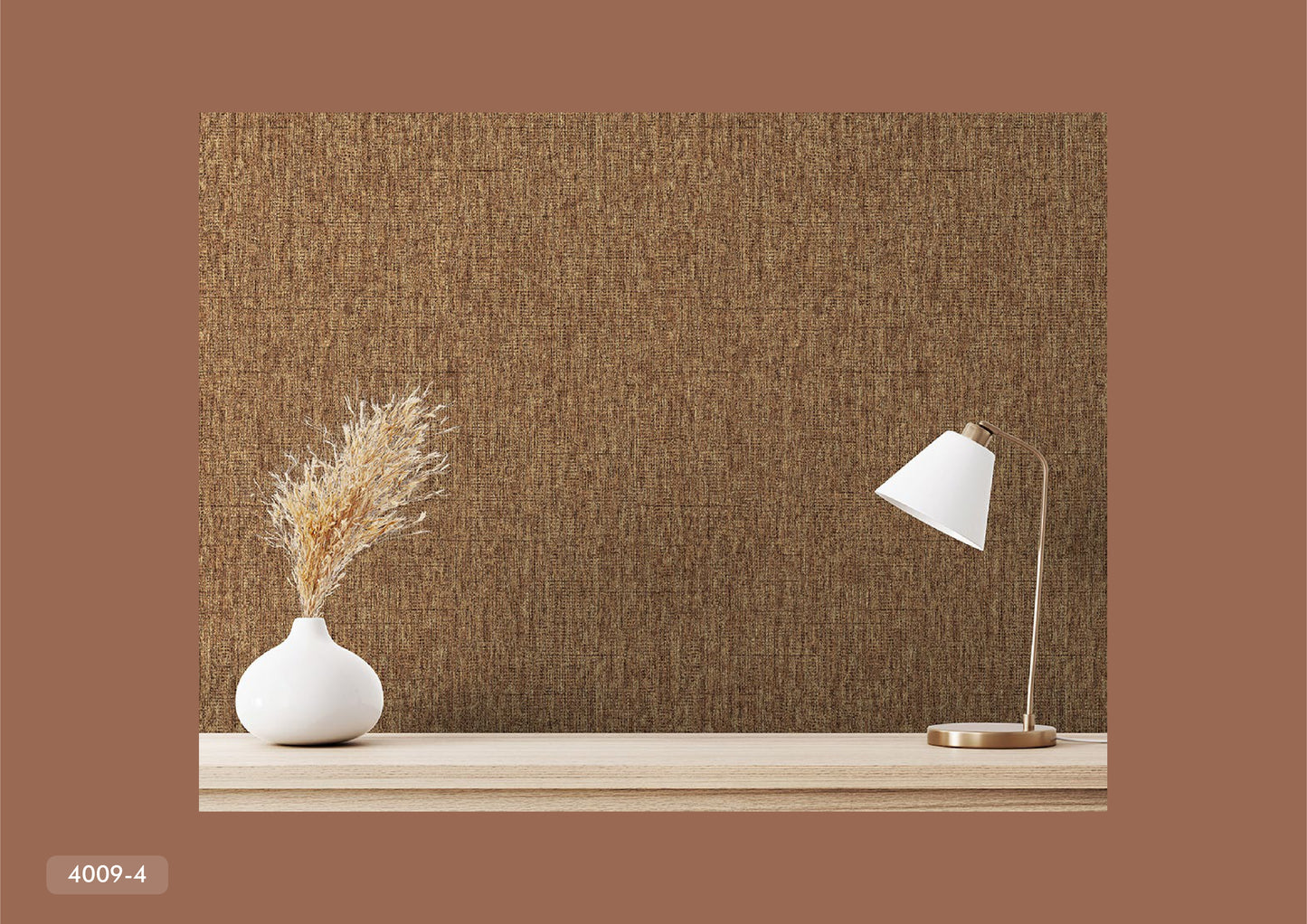 Brown shade textured wallpaper - 10 Meter Roll (Width 21")