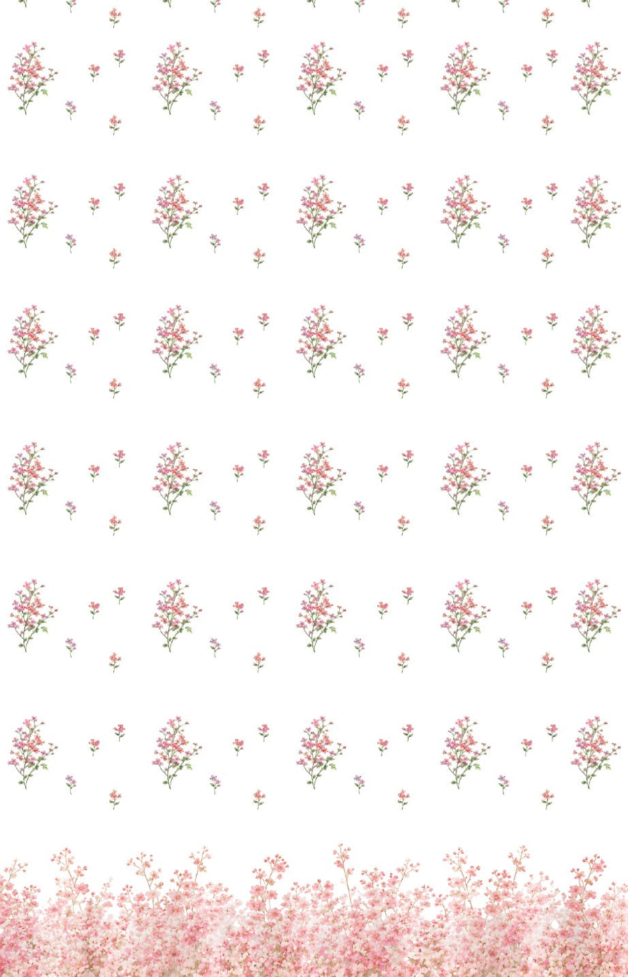 Linen Sheer - White Floral Print - Pack Of 1 Curtain
