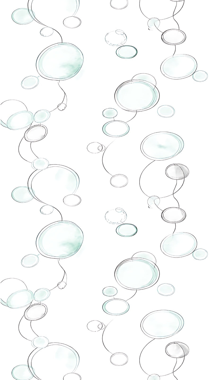 Linen Sheer - Circle Print - Pack Of 1 Curtain