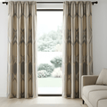 buy modern geometric curtains India cube design