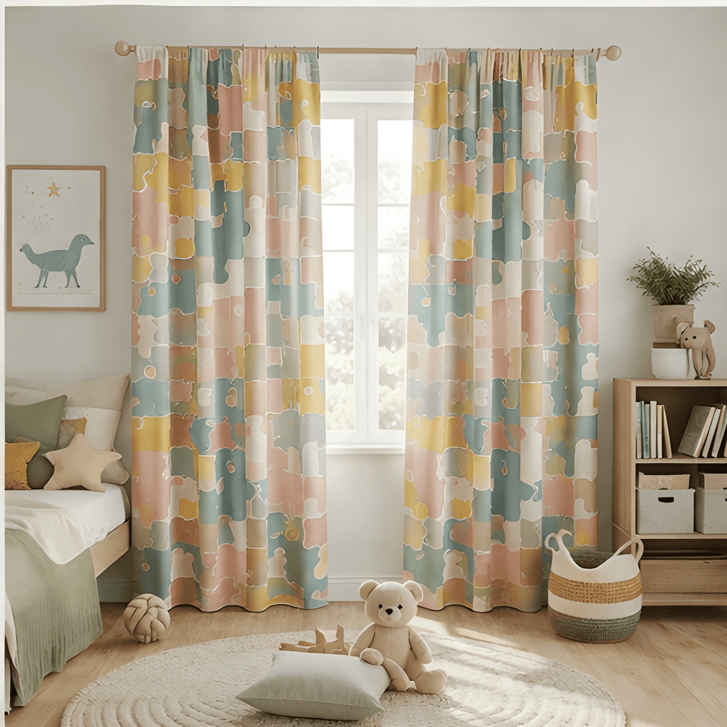 Shop colorful kids curtain