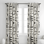 Diamond Matrix Geometric Curtain– Premium 100% Polyester - Pack Of 1 Curtain