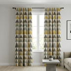 buy diamond geometric curtains online