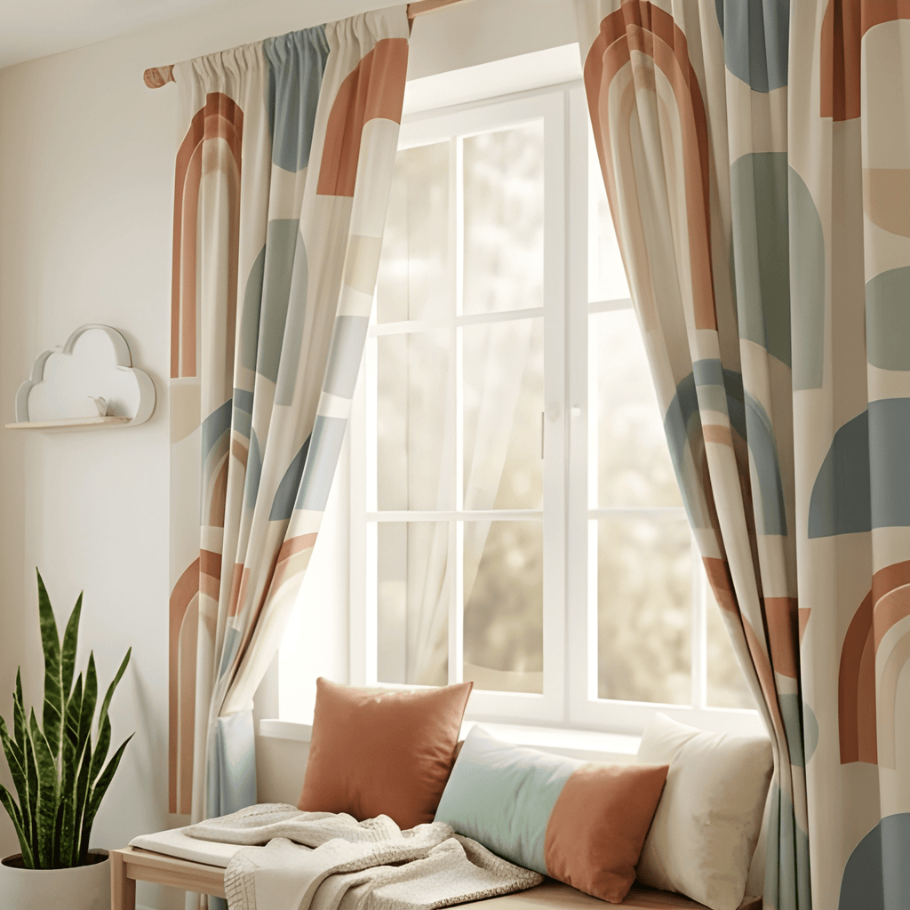 shop elegant geometric curtains online
