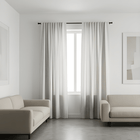 Geometric Harmony Luxe Curtain – Premium 100% Polyester - Pack Of 1 Curtain