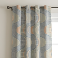 buy modern geometric curtains for living room