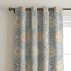 Modern Geometric Printed Polyester Curtain - Premium 100% Polyester - Pack Of 1 Curtain