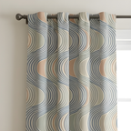 buy modern geometric curtains for living room