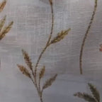 Linen Sheer - Herbs & Flower Print - Pack Of 1 Curtain