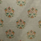 Linen Sheer -  Multicolour Birds Print - Pack Of 1 Curtain