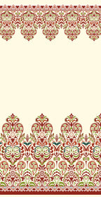 Cotton - Sanganeri Print Room Darkening - Pack of 1 Curtain