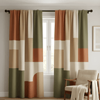 buy triangle pattern curtains online