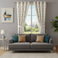 100% Cotton Curtains for Living Room, Bedroom curtains - Pack of 1 curtain