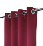 Blackout Plain Curtain Maroon Colour