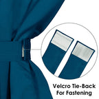 blackout plain navy blue curtain