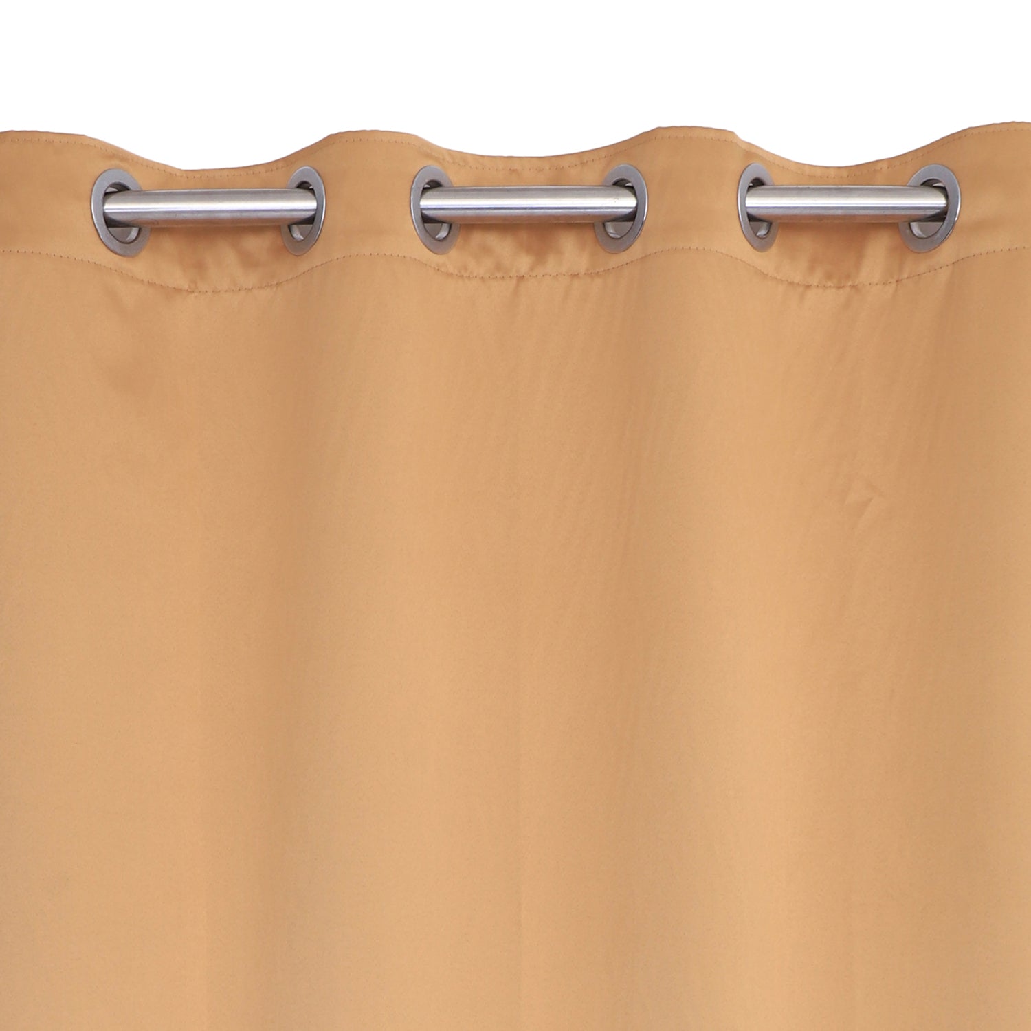 Blackout Plain Gold Curtain