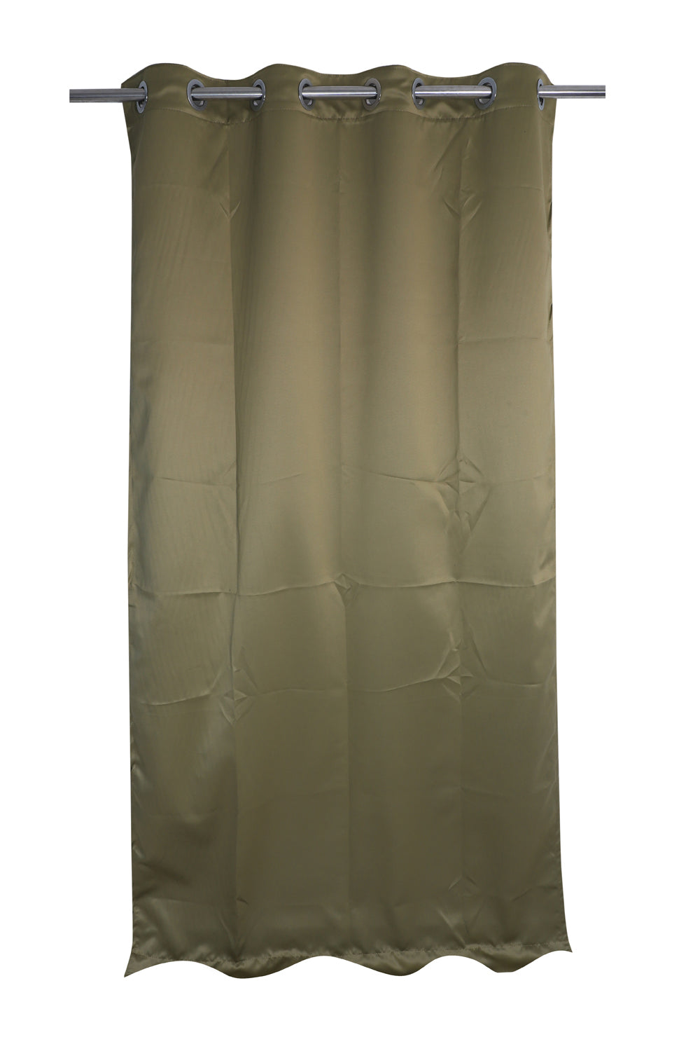 Blackout Plain Curtain - Green - PARDEWALE.in