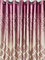 Armani Digital Print Curtain - Wine - PARDEWALE.in