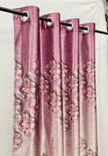 Armani Digital Print Curtain - Wine - PARDEWALE.in