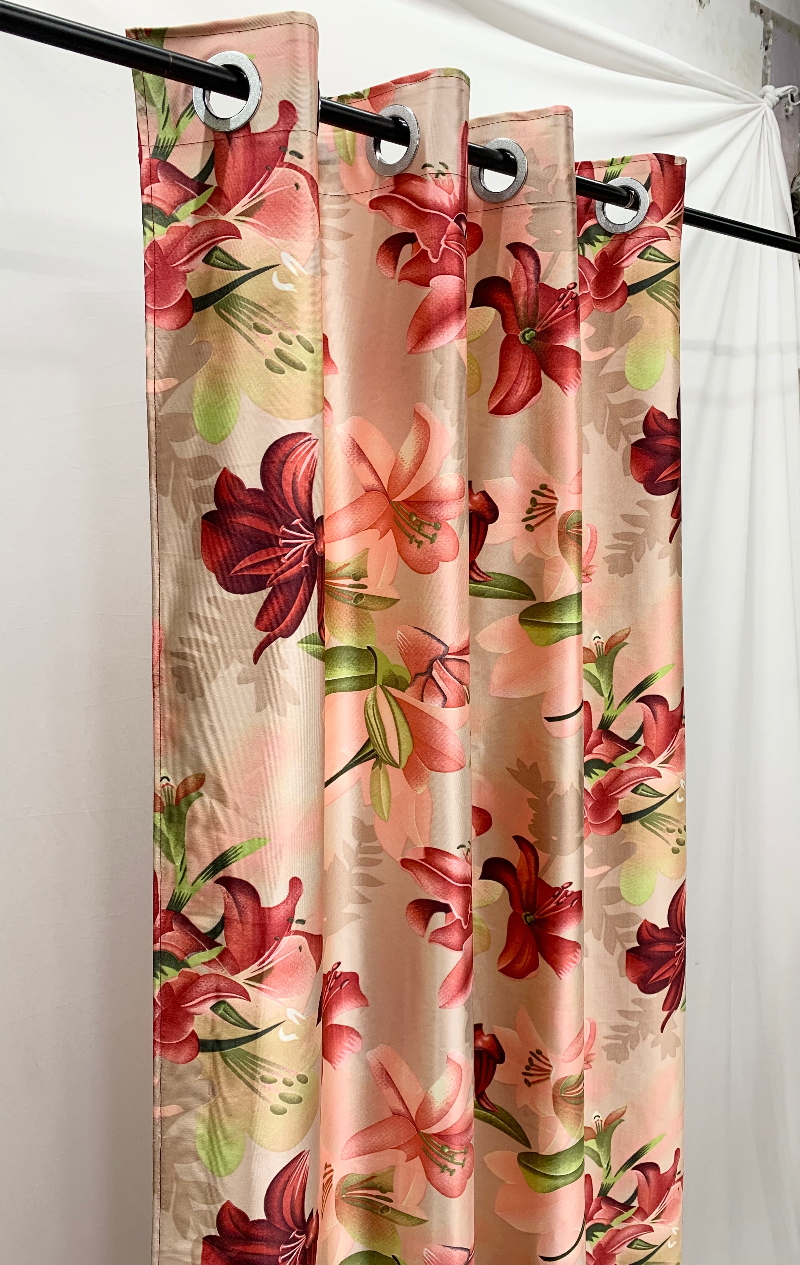 Swiss Orchid Flower Curtain