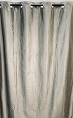 Long Crush Plain Curtain - Grey - PARDEWALE.in