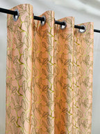 Buy Leaves Design Print Curtain