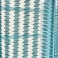 sheer net tissue blue curtain