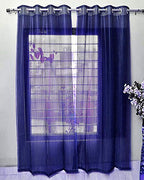 Sheer Net (Tissue) - Navy Blue - PARDEWALE.in